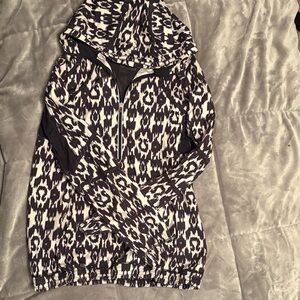 lululemon athletica Monochrome Patterned Bomber Jacket